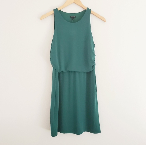 Ann Taylor petite emerald green dress small - Picture 1 of 8